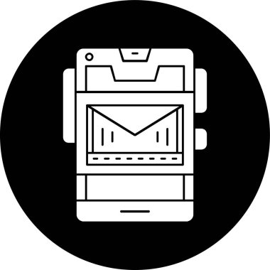 e- posta simgesi, vektör illüstrasyonu basit tasarım