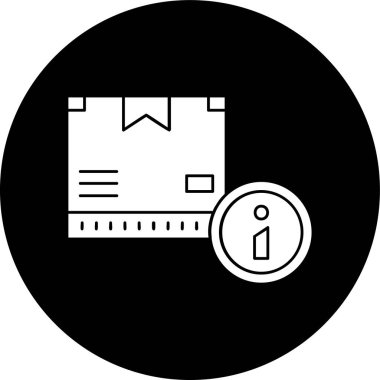 parsel simgesi, vektör illüstrasyonu basit tasarım