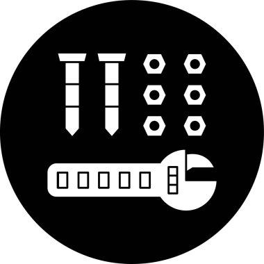 Vida simgesi, vektör illüstrasyonu basit tasarım