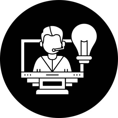 destek simgesi, vektör illüstrasyonu basit tasarım