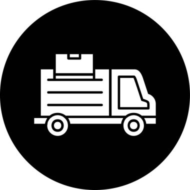 Taşıma simgesi, vektör illüstrasyonu basit tasarım