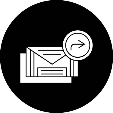 e- posta simgesi, vektör illüstrasyonu basit tasarım