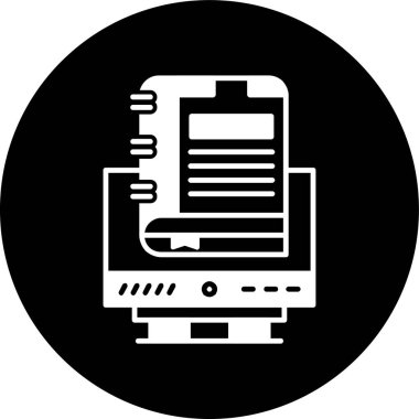 Eğitim simgesi, vektör illüstrasyonu basit tasarım