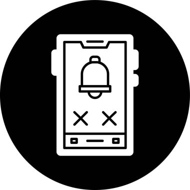 akıllı telefon simgesi, vektör illüstrasyonu basit tasarım