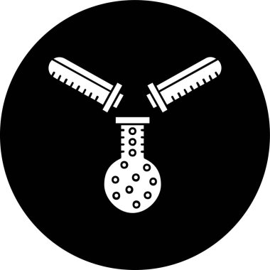 deney simgesi, vektör illüstrasyonu basit tasarım