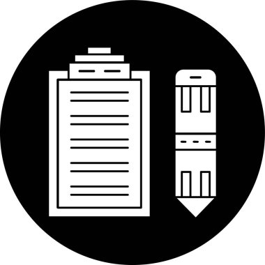 Checklist icon, vector illustration simple design