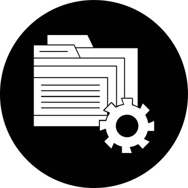 dizin simgesi, vektör illüstrasyonu basit tasarım