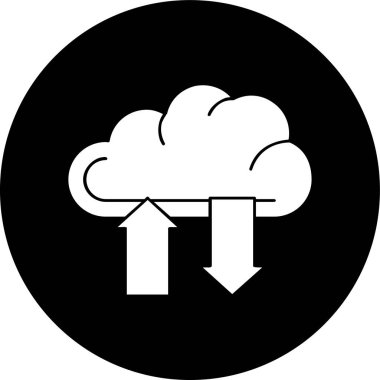 transfer simgesi, vektör illüstrasyonu basit tasarım