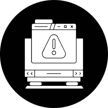 uyarı simgesi, vektör illüstrasyonu basit tasarım