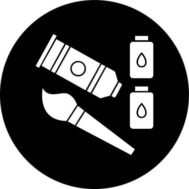 boya simgesi, vektör illüstrasyonu basit tasarım