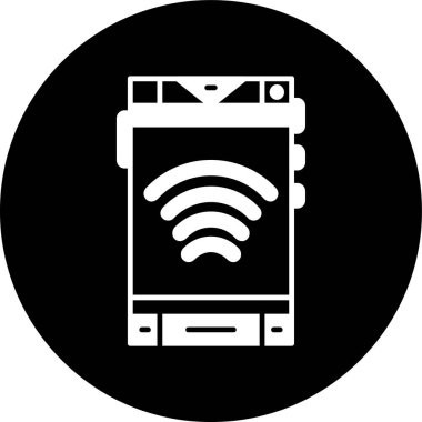 wifi simgesi, vektör illüstrasyonu basit tasarım