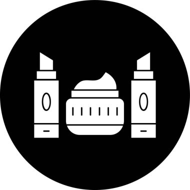 makyaj simgesi, vektör illüstrasyonu basit tasarım