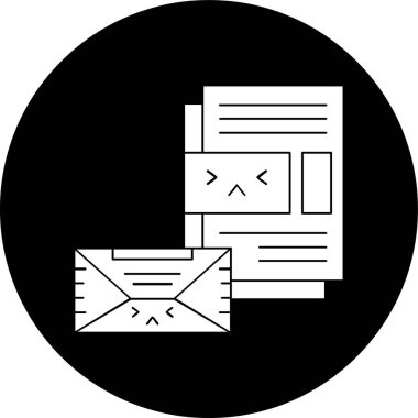 e- posta simgesi, vektör illüstrasyonu basit tasarım