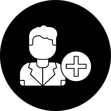 man simgesi, vektör illüstrasyonu basit tasarım