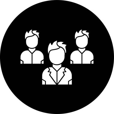 Team icon, vector illustration simple design