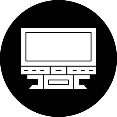 bilgisayar simgesi, vektör illüstrasyonu basit tasarım