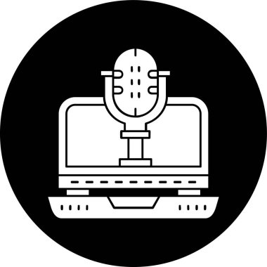 dizüstü bilgisayar simgesi, vektör illüstrasyonu basit tasarım