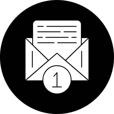 e- posta simgesi, vektör illüstrasyonu basit tasarım