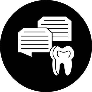 SSS simgesi, vektör illüstrasyonu basit tasarım