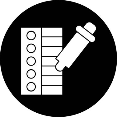 Seçici simgesi, vektör illüstrasyonu basit tasarım