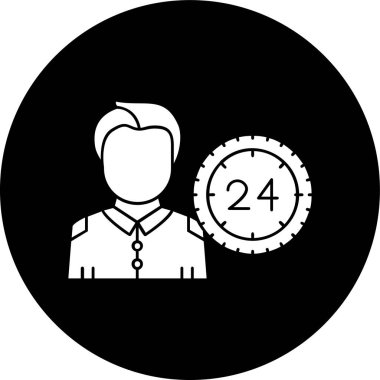 Avatar simgesi, vektör illüstrasyonu basit tasarım