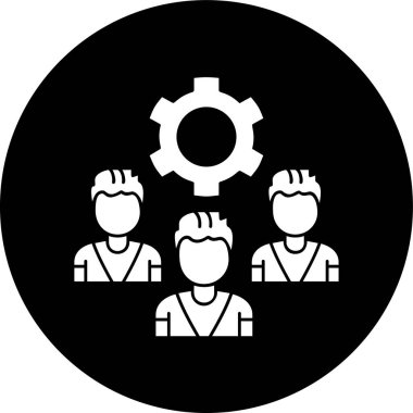 Kullanıcı Binici simgesi, vektör illüstrasyonu basit tasarım