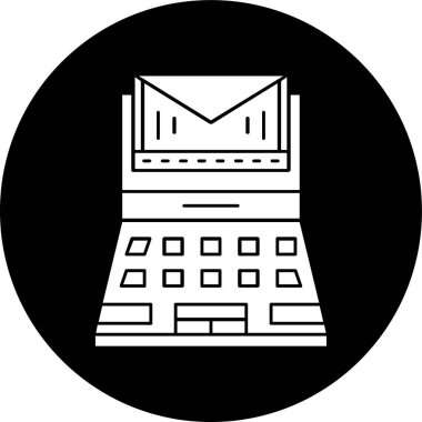 e- posta simgesi, vektör illüstrasyonu basit tasarım