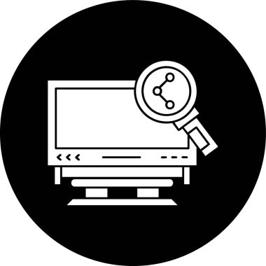 paylaşım simgesi, vektör illüstrasyonu basit tasarım