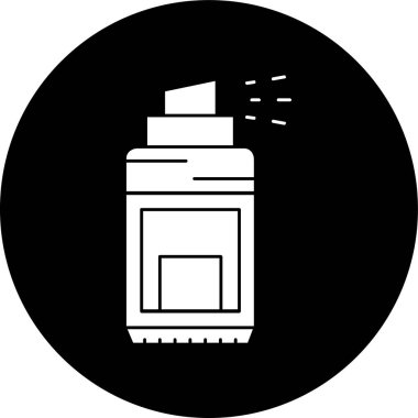 Deodorant simgesi, vektör illüstrasyonu basit tasarım