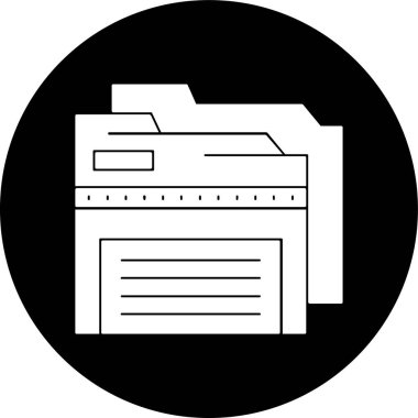 dizin simgesi, vektör illüstrasyonu basit tasarım