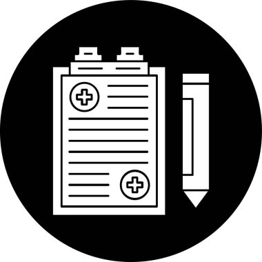 Report icon, vector illustration simple design