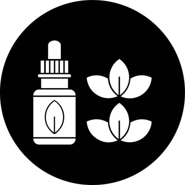 Temel Yağ simgesi, vektör illüstrasyonu basit tasarım