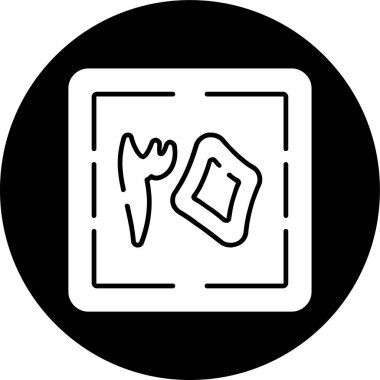 Thalathun simgesi, vektör illüstrasyonu basit tasarım