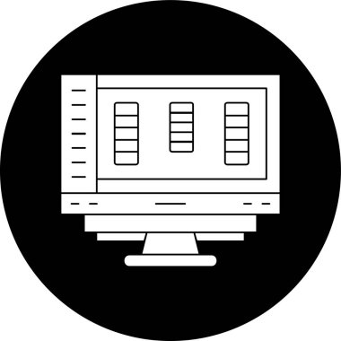 Görev simgesi, vektör illüstrasyonu basit tasarım