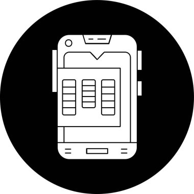 Görev simgesi, vektör illüstrasyonu basit tasarım