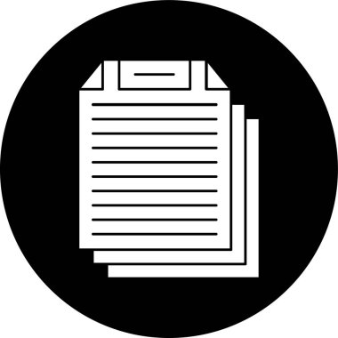 dosya simgesi, vektör illüstrasyonu basit tasarım