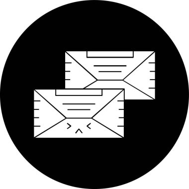 E- posta simgesi, vektör illüstrasyonu basit tasarım