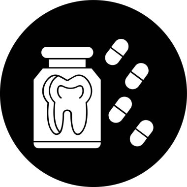 tıp simgesi, vektör illüstrasyonu basit tasarım