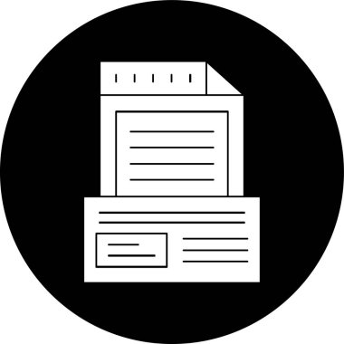 arşiv simgesi, vektör illüstrasyonu basit tasarım