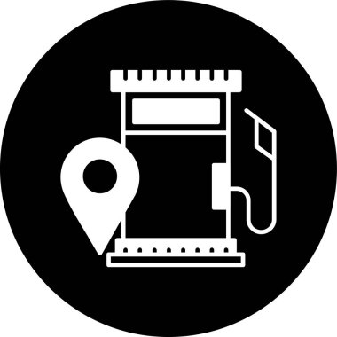 konum simgesi, vektör illüstrasyonu basit tasarım