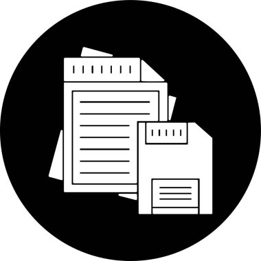 Düğme simgesini kaydet, vektör illüstrasyonu basit tasarım