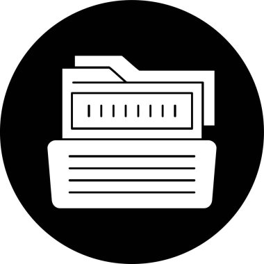 dizin simgesi, vektör illüstrasyonu basit tasarım