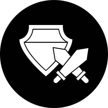 kalkan simgesi, vektör illüstrasyonu basit tasarım