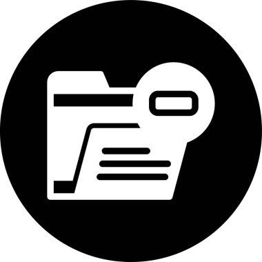 Dizin eksi simge, vektör illüstrasyonu basit tasarım