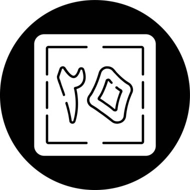 Ishrun simgesi, vektör illüstrasyonu basit tasarım