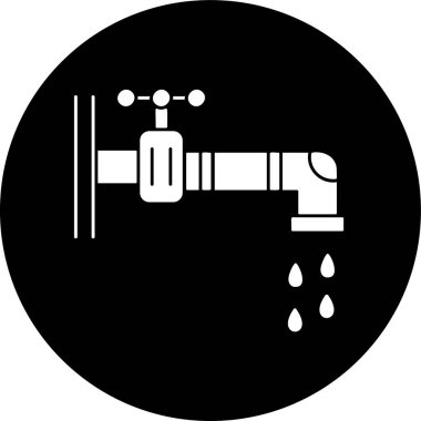 Tap icon, vector illustration simple design