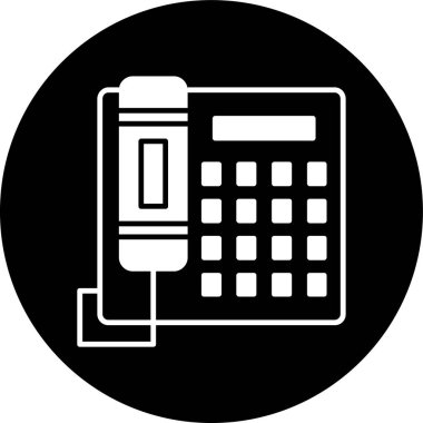 telefon simgesi, vektör illüstrasyonu basit tasarım