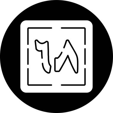 Thamaniya wa Sittun simgesi, vektör çizimi basit tasarım