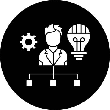 hiyerarşi simgesi, vektör illüstrasyonu basit tasarım