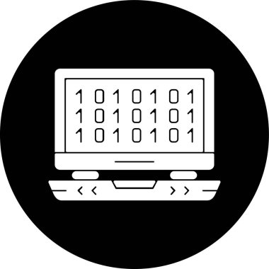 dizüstü bilgisayar simgesi, vektör illüstrasyonu basit tasarım